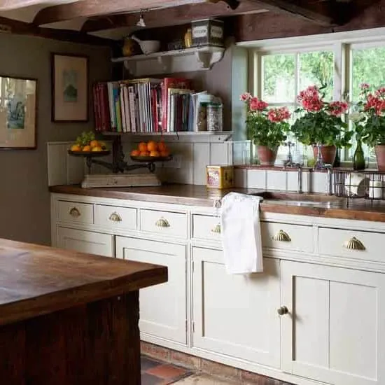 11975 western kitchen natural materials