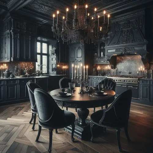 11989 gothic kitchen color palette