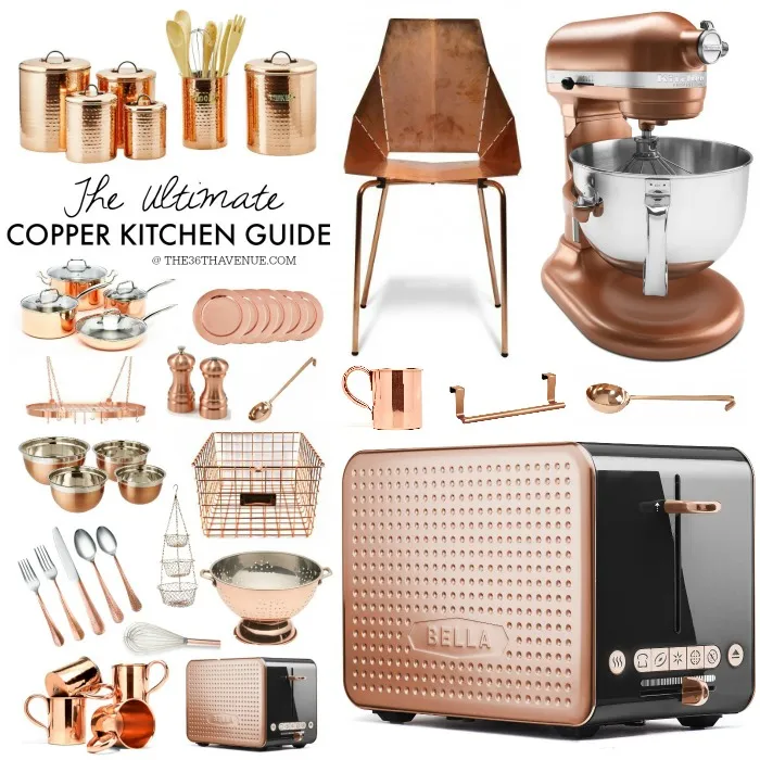 11992 copper kitchen decor van cookware