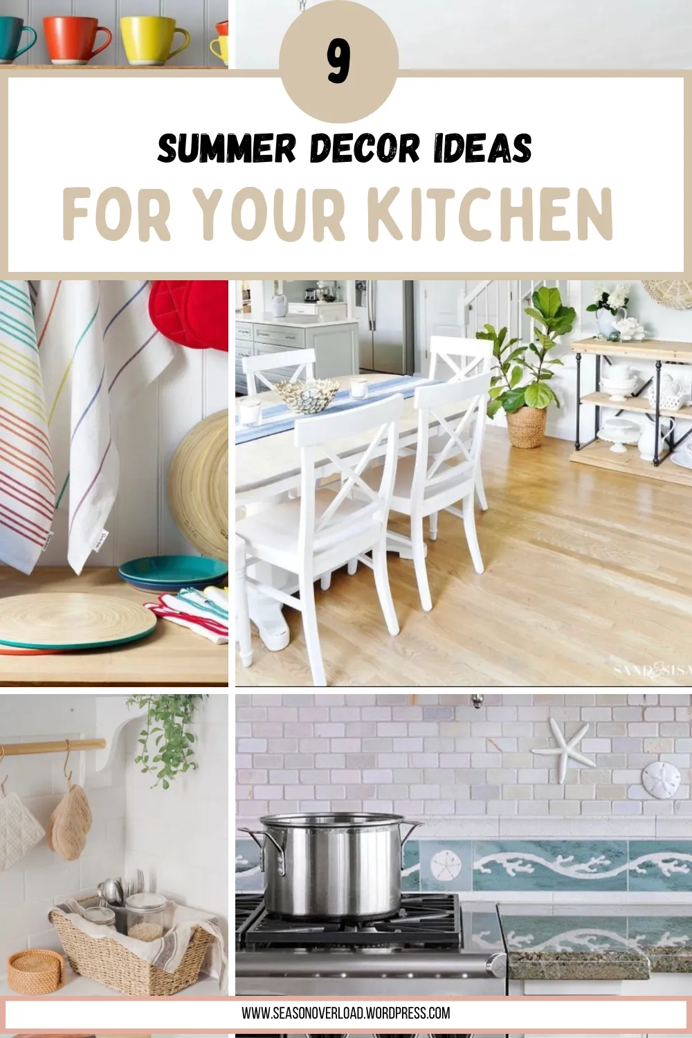 11997 summer kitchen decor textiles
