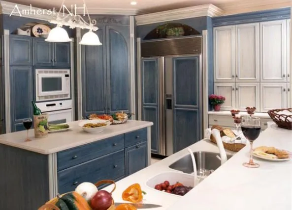 12005 denim blue kitchen accessories