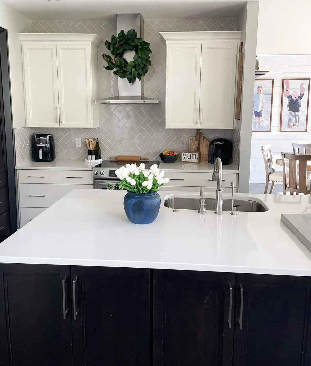 12005 denim blue kitchen backsplash