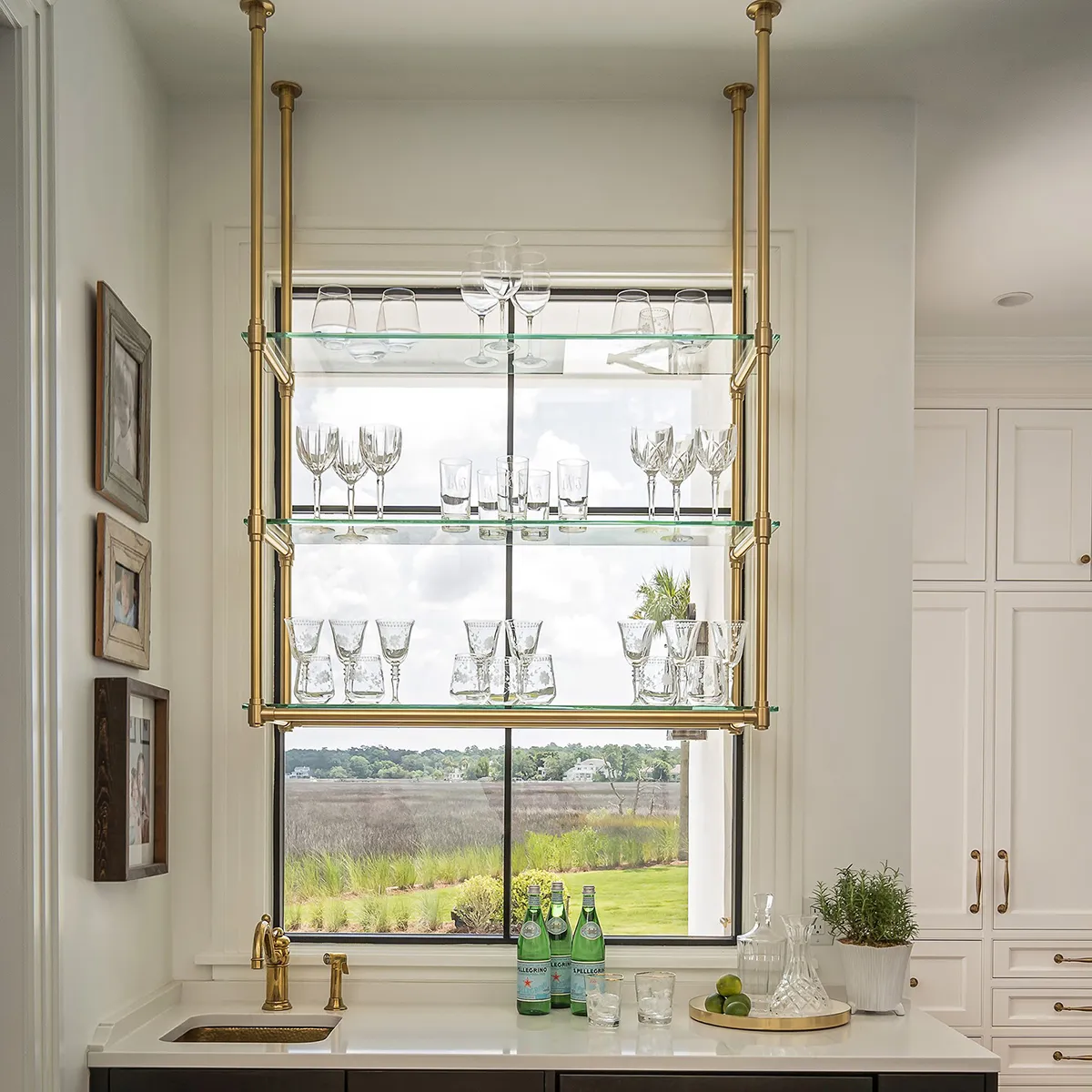 12033 glass shelf kitchen decor dishware
