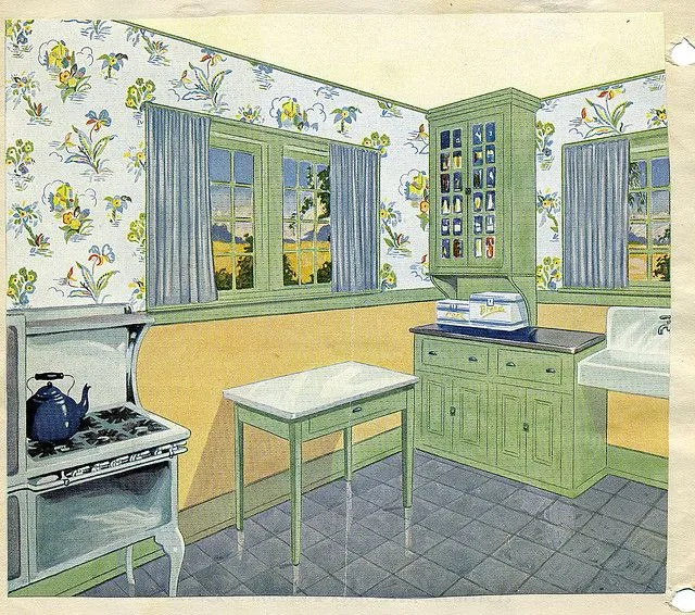 12038 1920s kitchen blending styles