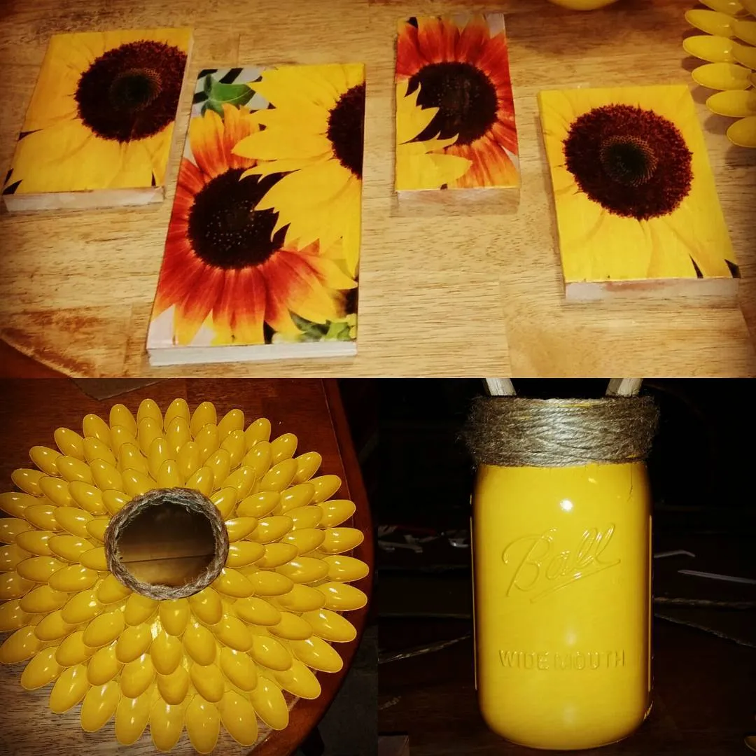 12070 sunflower wall art
