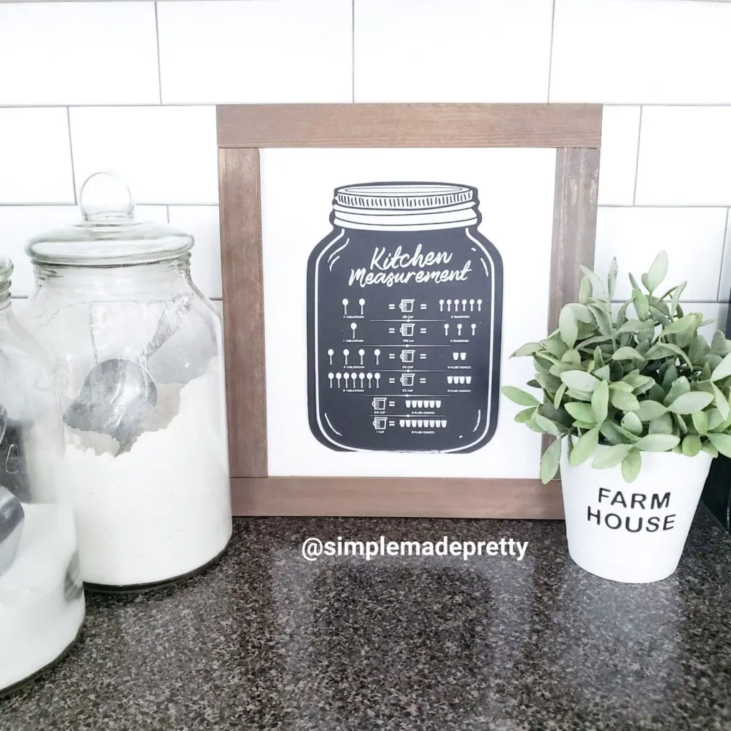12072 dollar tree kitchen decor centerpiece