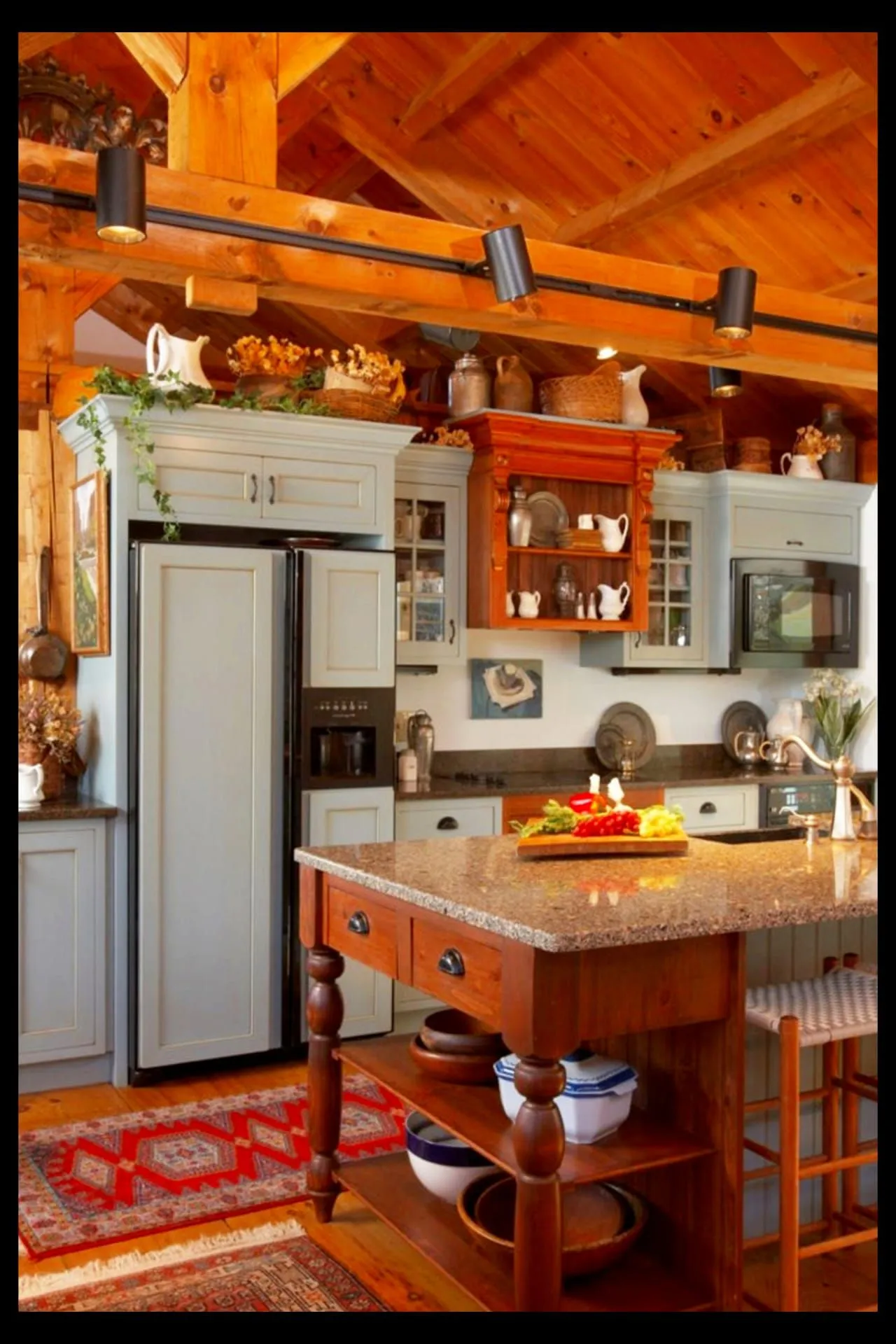 12098 farmhouse kitchen wood