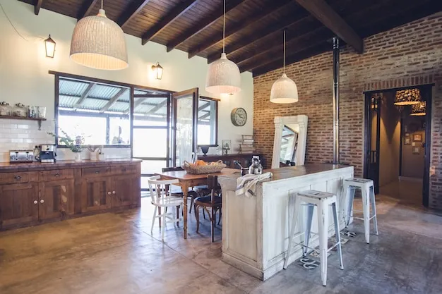12127 rustic red kitchen image 6