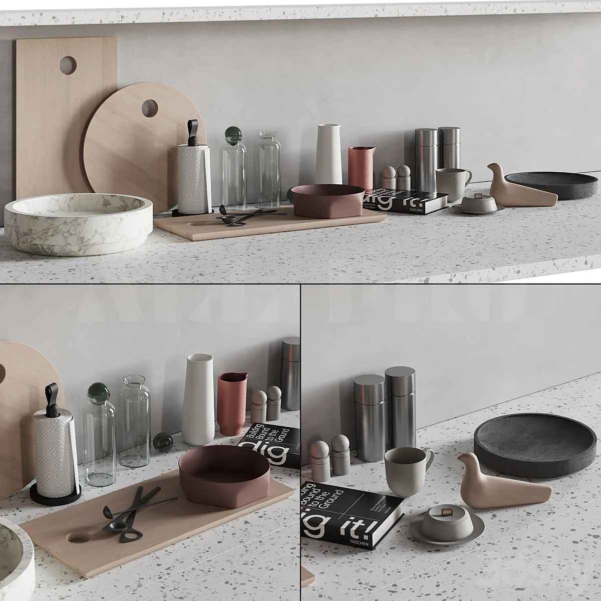 12131 vintage kitchen accessories