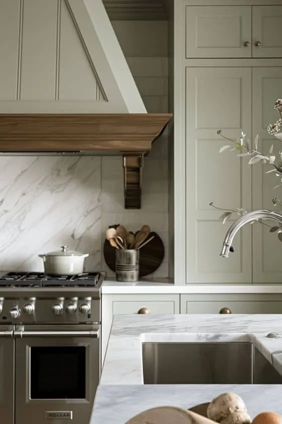 12135 light green kitchen cabinets