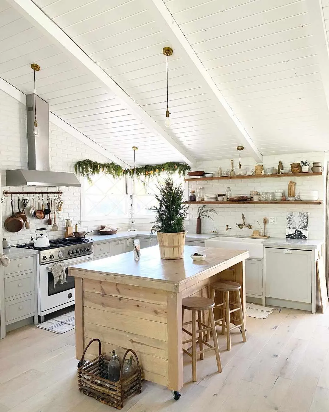 12142 christmas kitchen decor window
