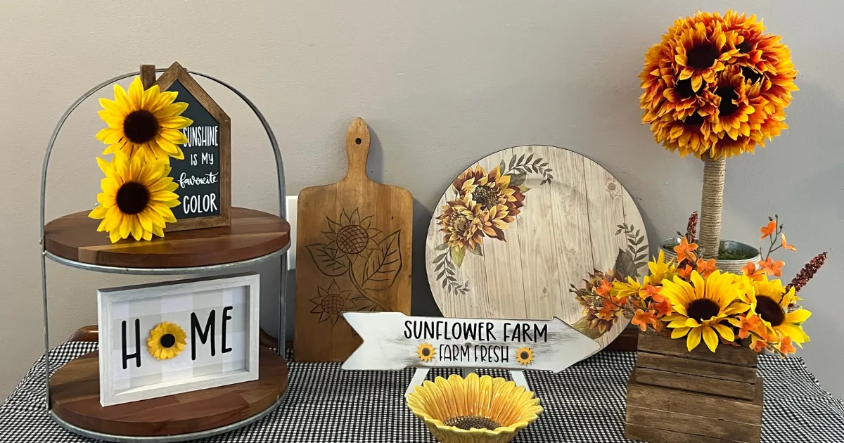 12154 dollar tree seasonal sunflowers