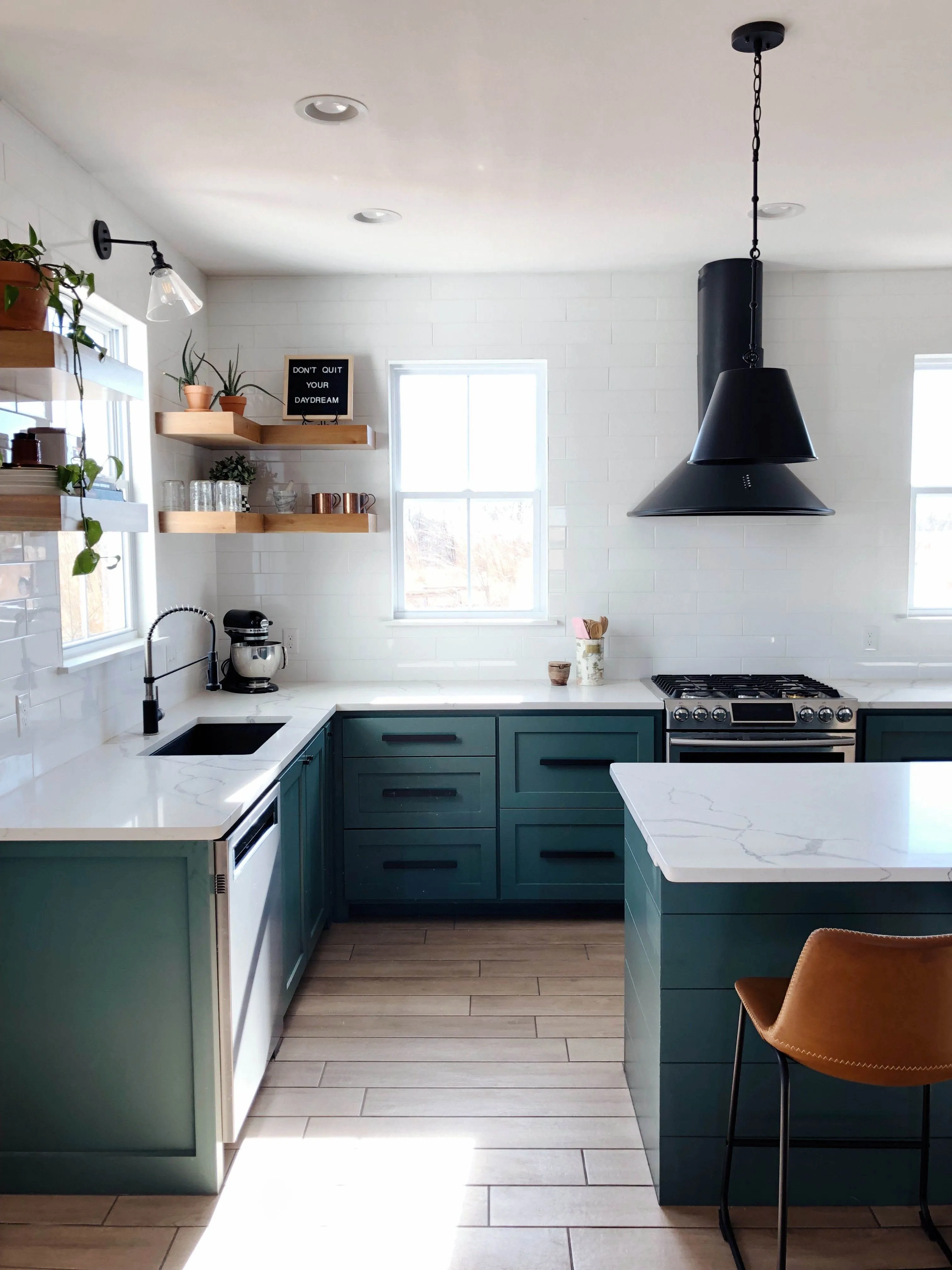 12176 olive green kitchen