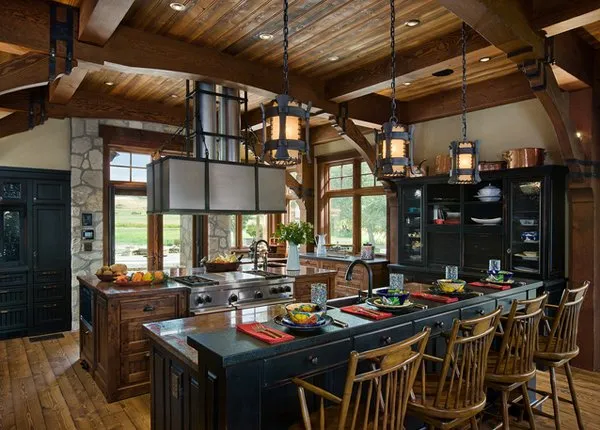 12277 western kitchen brown cabinets 4